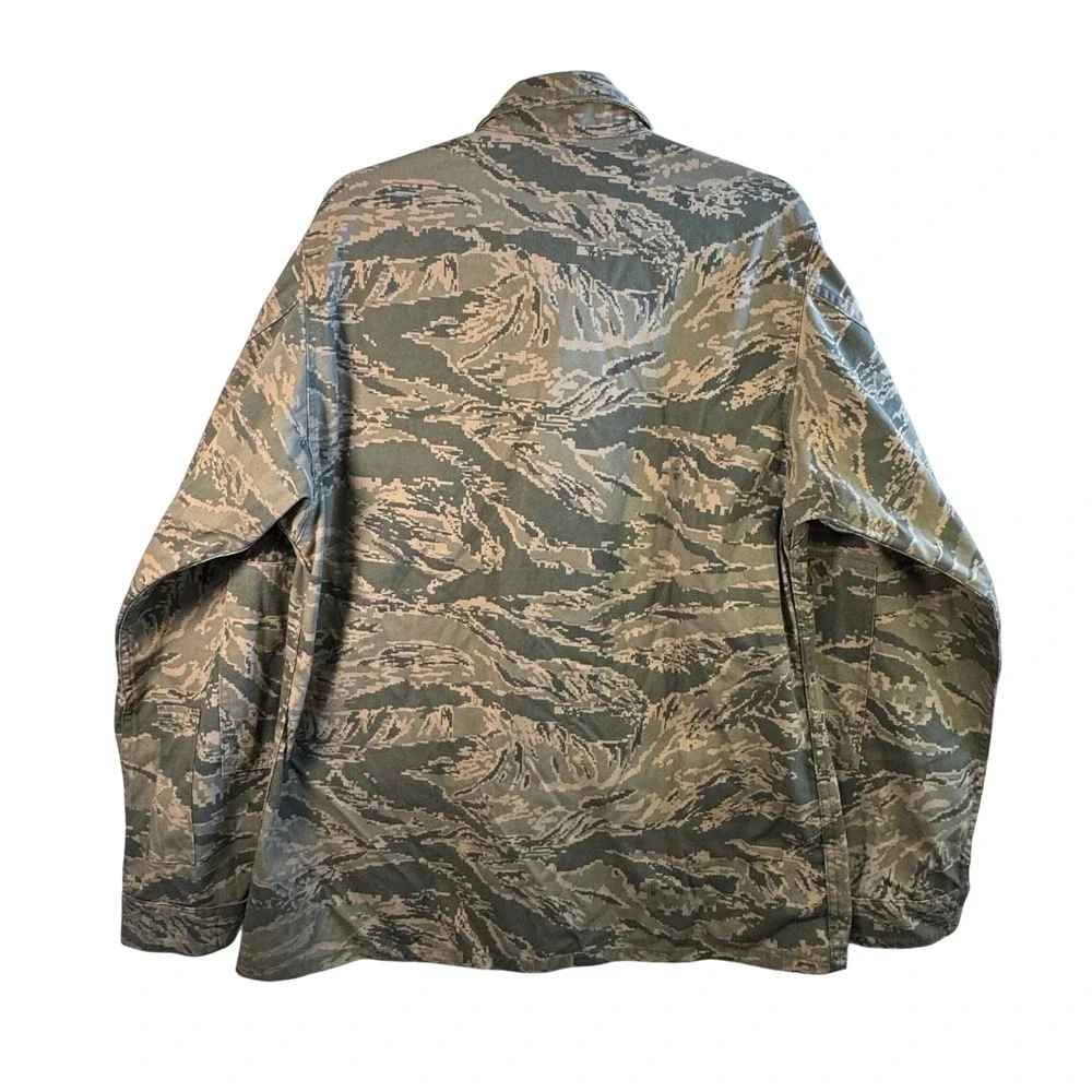 US Air Force‎ Utility Jacket Digital Tiger Stripe Camo Military Coat Mens M DSCP